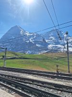 186 Ausflug auf das Jungfraujoch - auf der Kleinen Scheidegg - Eiger und Mönch