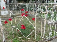 Friedhof, das Grab behält man für immer.