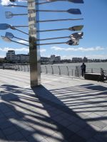 Tulcea, Uferpromenade