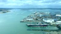 Ausblick Portsmouth vom Spinaka Tower