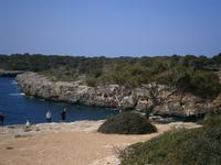 Felsküste in Cala Pi
