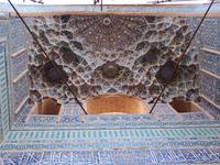 Yazd- Stalaktiten-Decke/ Eingang Jame-Moschee