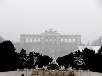 Die Gloriette im Winter