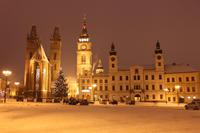 Abends in Hradec Kralove