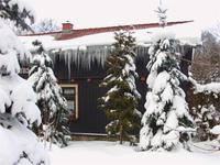 Eiszapfen im Köhlereimuseum Hasselfelde