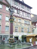 Beeindruckende Fassadenmalerein