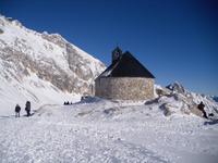Kapelle am Schneeferner Gletscher