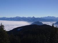 Blick von der Alpspitze zur Zugspitze