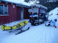 Rettungsstation am Gipfel