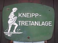 die Kneipp-Tretanlage in Wemding