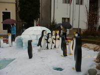 singing in the snow...