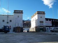 Der Eingang ins Olympiastadion