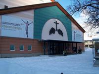 das Passionsfestspielhaus in Oberammergau