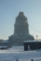 Völkerschlachtdenkmal Leipzig im Winterkleid