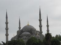 Blick auf die Sultan-Ahmet-Moschee