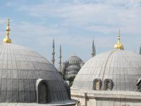 Blick auf die Sultan-Ahmet-Moschee