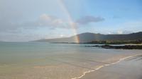 Galapagos - Floreana - REgenbogen am weiÁen Strand