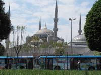 Blick auf Hauptmoschee der Stadt, die Sultan-Ahmet-Moschee
