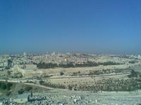 Blick vom Ölberg auf die Stadt