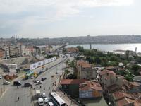 Blick vom Hotel auf Istanbul
