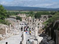antiken Ausgrabungen von Ephesus