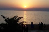 Sonnenuntergang am Toten Meer
