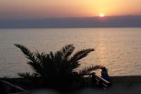 Sonnenuntergang am Toten Meer