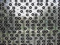 Fensterfüllungen im Christuspavillion - Audiokassetten