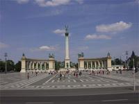 Der Heldenplatz in Budapest