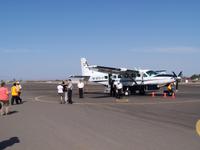Vor dem Flug über die Nazca-Linien