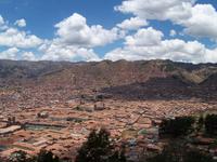 Blick auf die Hauptstadt der Inkas- Cusco