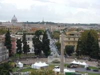 Tag 3 - Blick vom Pincio auf den Piazza del Popolo