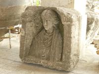 14.10.10 Antakya, Mosaikmuseum, Reliefplastik einer Römerin