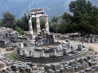 Das Atheneheiligtum bei Delphi