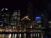 Melbourne - Nacht am Yarra River