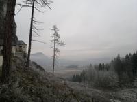 Blick von der Burg Hochosterwitz ins Tal