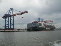 Containerschiffhafen