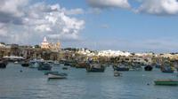 Blick auf Marsaxlokk und den Hafen