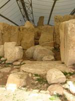 überdachte Tempelanlage von Hager Qim