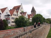 Auf Ulms Stadtmauer