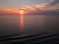 Sonnenuntergang am letzten Abend