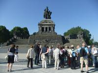 Spaziergang am Deutschen Eck in Koblenz