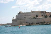Blick von Senglea aufs  Fort St. Angelo - Birgu