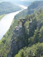 Blick von der Bastei- Elbabwärts