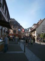 Straßenszene in Ribeauville, der 