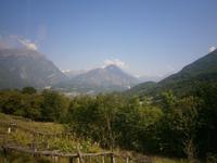 Ausblicke auf der Zugfahrt