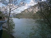 Blick auf den Plansee nach der Passage des Ammersattels