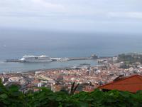 Blick auf Funchal vom Orchideengarten