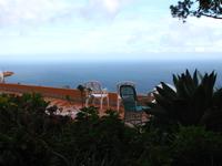 Blick von der Terasse unseres Hotels