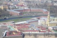 Peter-Pauls-Festung aus der Luft